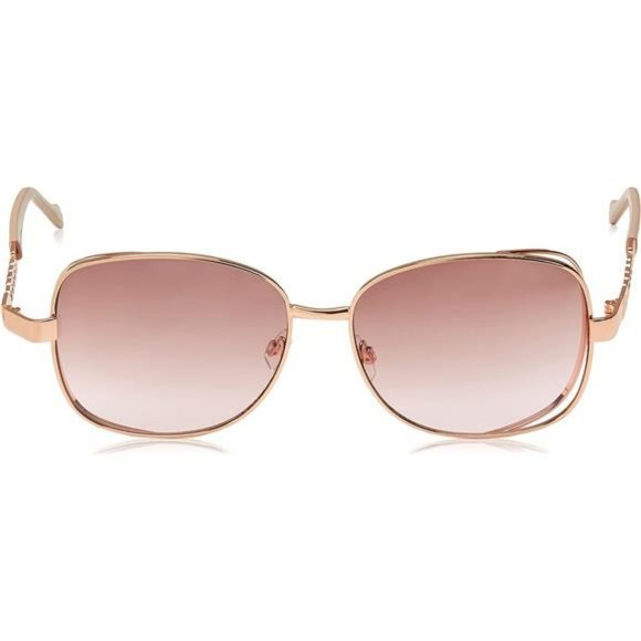 Metal Chain Women\'s Square Sunglasses with 100% UV Protection For Women